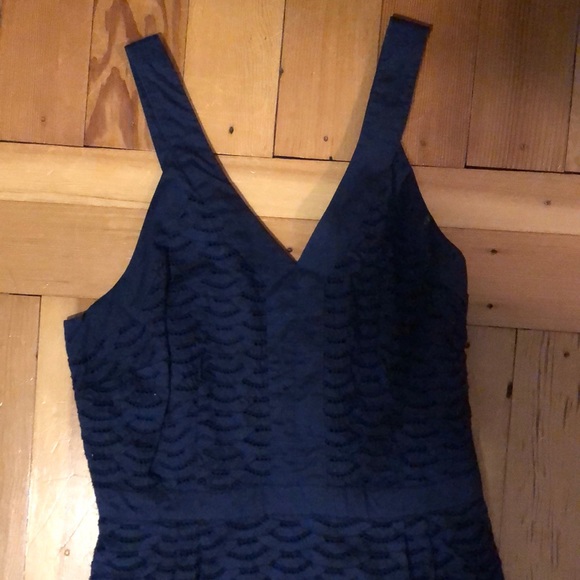 Navy eyelet dress - Picture 2 of 2